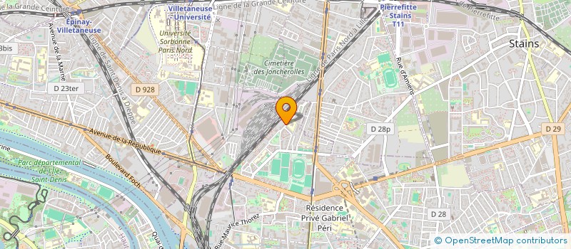 localisation de l'entreprise URBAN STRATEGY à SAINT-DENIS