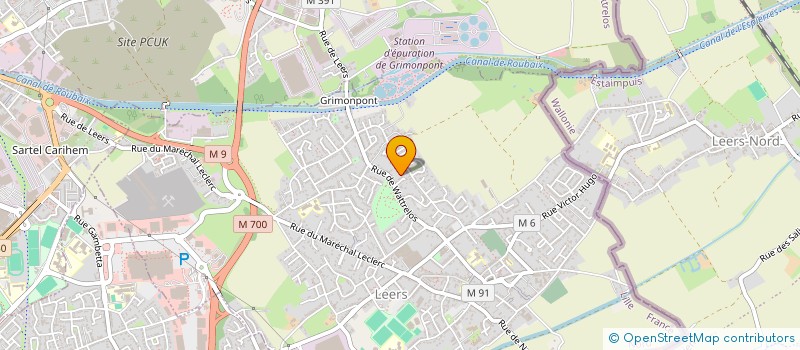 localisation de l'entreprise URBAN STREET PROJECT  LEERS