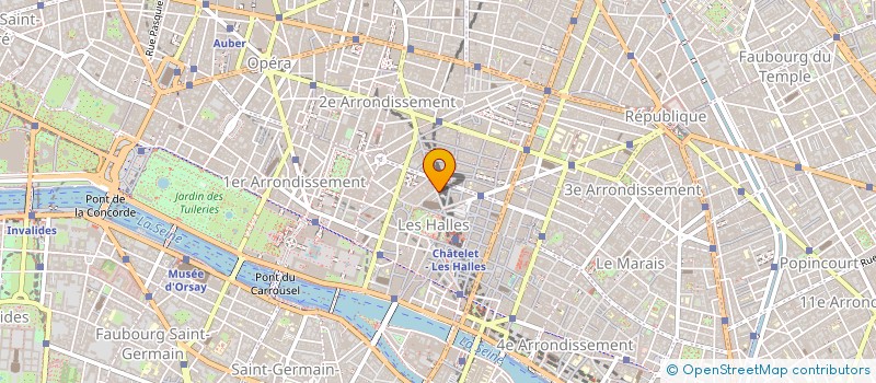 localisation de l'entreprise URBAN SUIT  PARIS