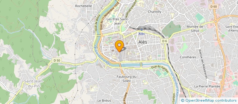 localisation de l'entreprise URBAN SUN à ALES