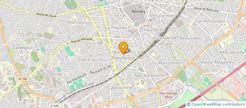 localisation de l'entreprise URBAN TACOS  NIMES