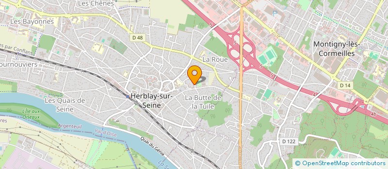 localisation de l'entreprise URBAN TEAM HERBLAY JJB  HERBLAY-SUR-SEINE