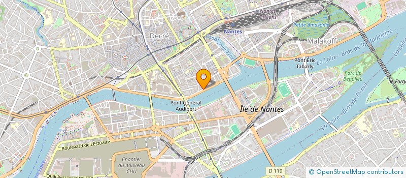 localisation de l'entreprise URBAN TOYS à NANTES