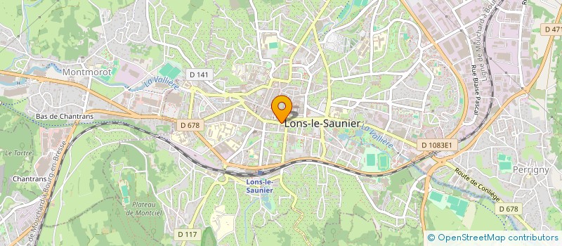 localisation de l'entreprise URBAN TRANSACTION à LONS-LE-SAUNIER