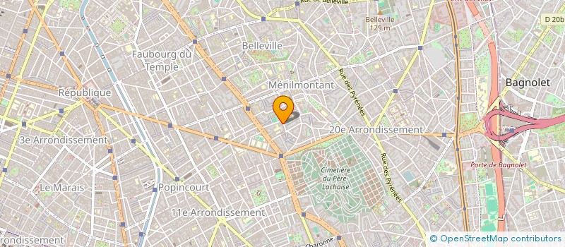 localisation de l'entreprise URBAN TRANSPORT PRIVE  PARIS