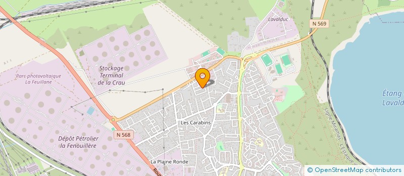 localisation de l'entreprise URBAN TRAVAUX à ROGNAC