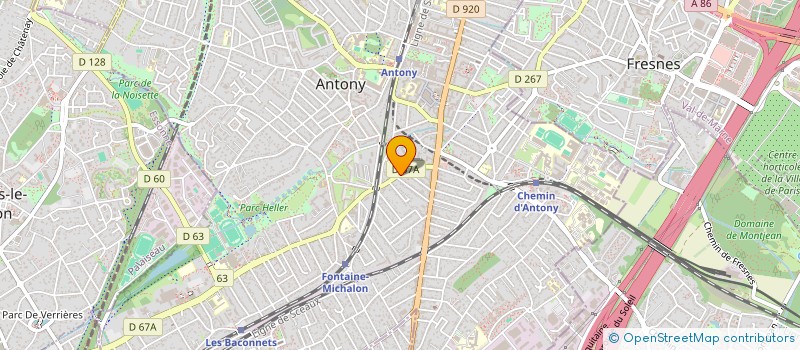 localisation de l'entreprise URBAN TURKWAS à ANTONY