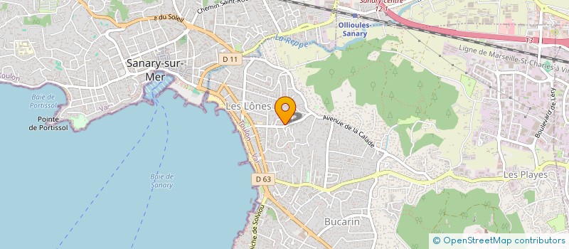 localisation de l'entreprise URBAN VIBES à SIX-FOURS-LES-PLAGES