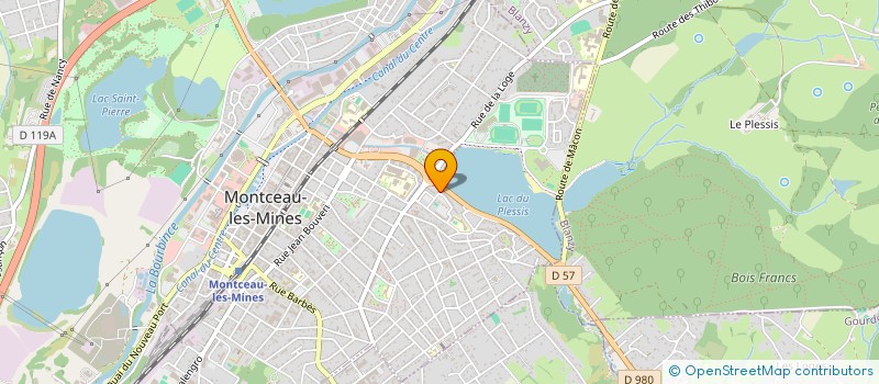 localisation de l'entreprise URBAN VIBRATION  MONTCEAU-LES-MINES