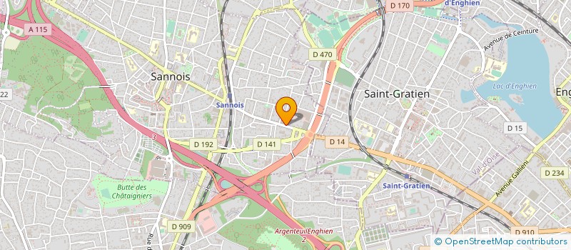 localisation de l'entreprise URBAN VIDEO à SANNOIS