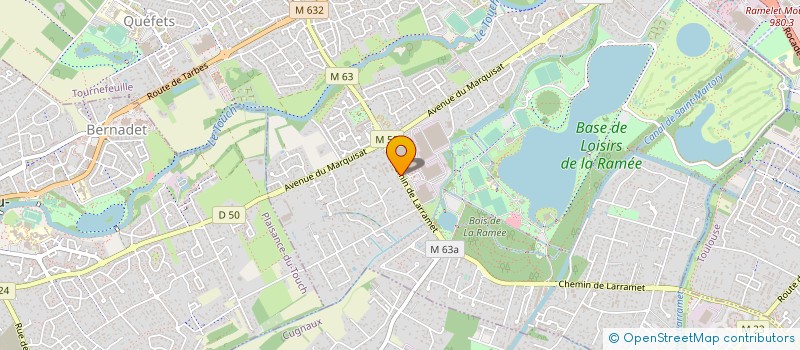 localisation de l'entreprise URBAN VIDEO  TOURNEFEUILLE