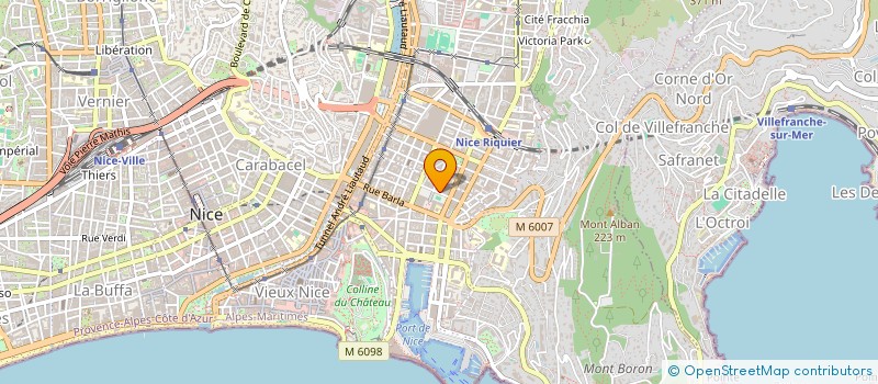localisation de l'entreprise URBAN WASH à NICE