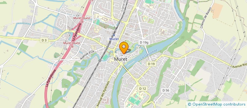 localisation de l'entreprise URBAN ZONE  MURET