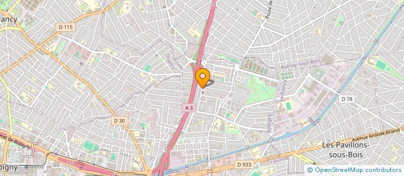 localisation de l'entreprise URBANATION  BONDY