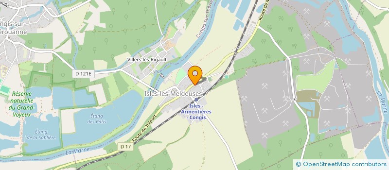 localisation de l'entreprise URBANBRIK  ISLES-LES-MELDEUSES