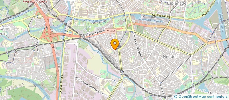 localisation de l'entreprise URBANBULL à STRASBOURG