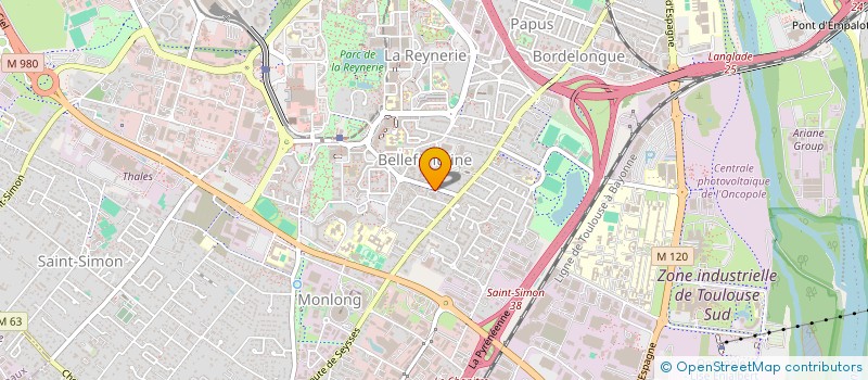 localisation de l'entreprise URBANE à TOULOUSE