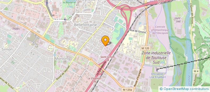 localisation de l'entreprise URBANE PROMOTION à TOULOUSE