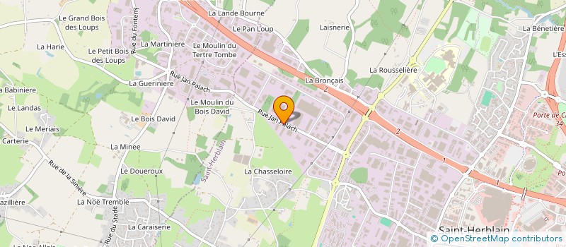 localisation de l'entreprise URBANELEC à SAINT-HERBLAIN