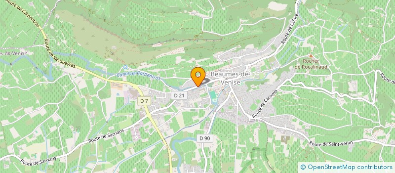 localisation de l'entreprise URBANEO CONSTRUCTION  BEAUMES-DE-VENISE