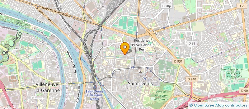 localisation de l'entreprise URBANFLEX à SAINT-DENIS