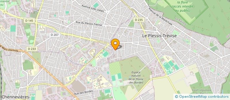 localisation de l'entreprise URBANFR  LE PLESSIS-TREVISE