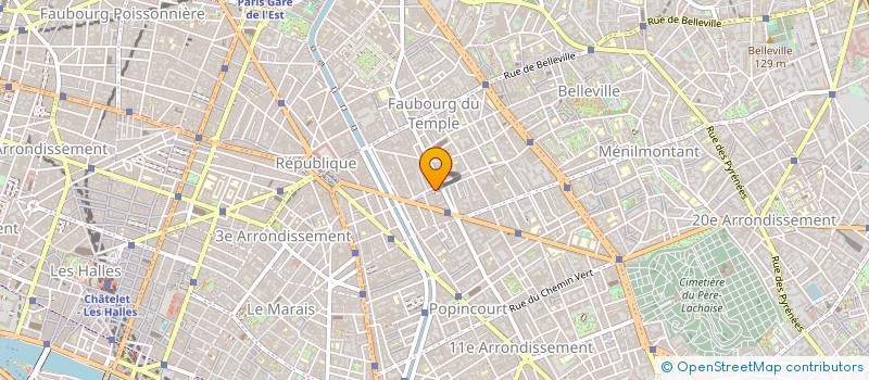 localisation de l'entreprise URBANIAK à PARIS
