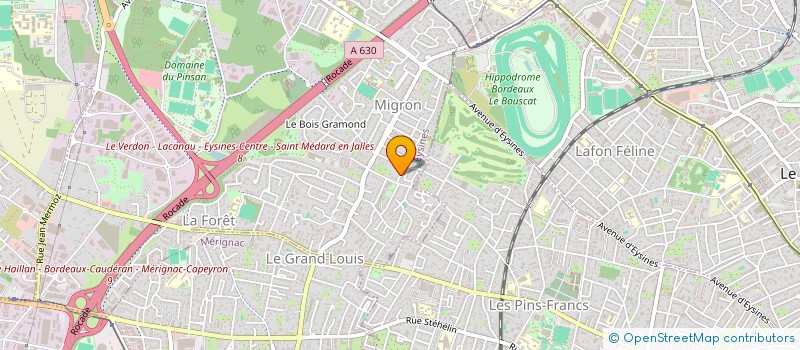 localisation de l'entreprise URBANIC  EYSINES