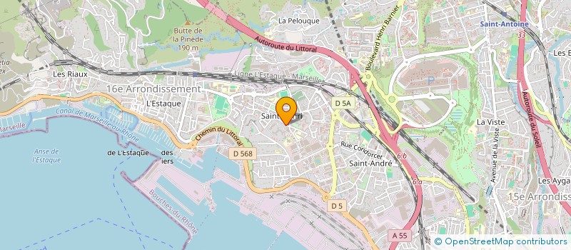localisation de l'entreprise URBANISME ET PAYSAGES à MARSEILLE