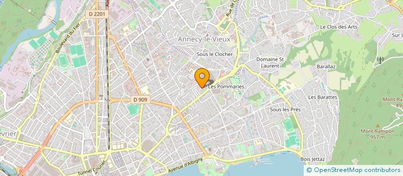 localisation de l'entreprise URBANISME EXPERTISE  ANNECY