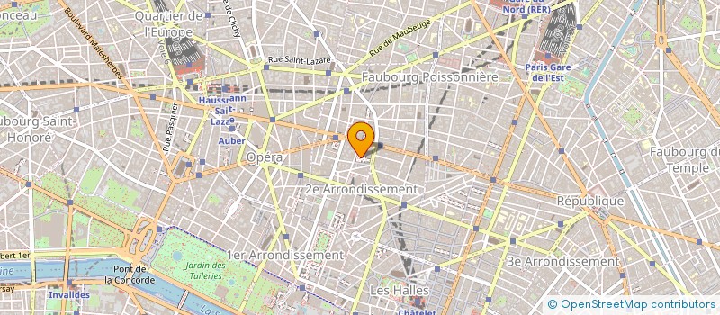 localisation de l'entreprise URBANISME ORGANISATION à PARIS