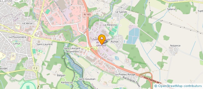 localisation de l'entreprise URBANIZ  THEIX-NOYALO