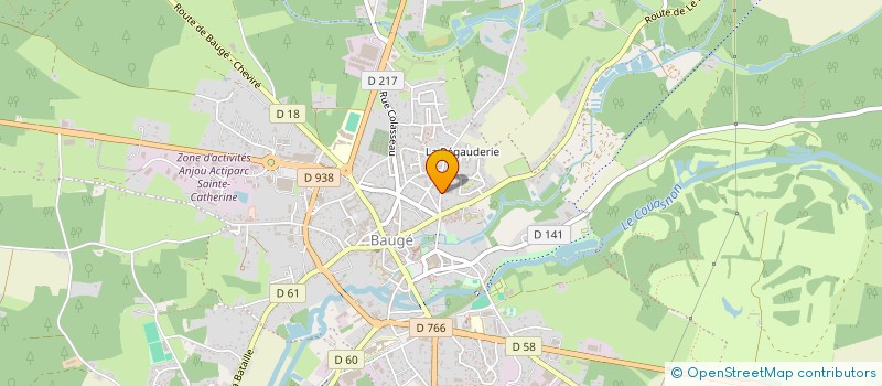 localisation de l'entreprise URBANOE à BAUGE-EN-ANJOU