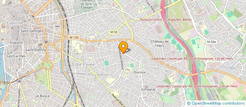 localisation de l'entreprise URBANOVA ARCHITECTS FRANCE  AUZEVILLE-TOLOSANE