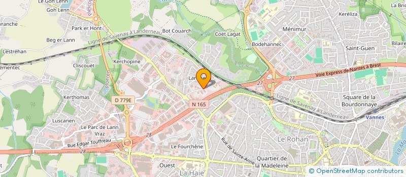 localisation de l'entreprise URBANS à VANNES