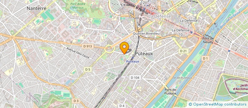 localisation de l'entreprise URBANSOCCER SERVICES à PUTEAUX