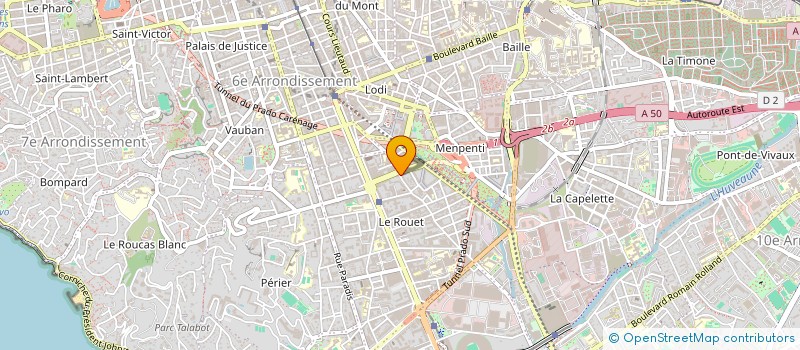 localisation de l'entreprise URBANTECH à MARSEILLE