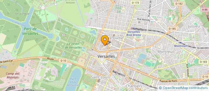 localisation de l'entreprise URBANY à VERSAILLES