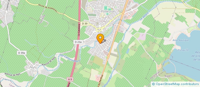 localisation de l'entreprise URBAPRESTIGE à POLLESTRES