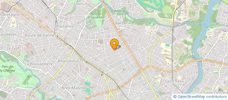 localisation de l'entreprise URBAPRO à NANTES