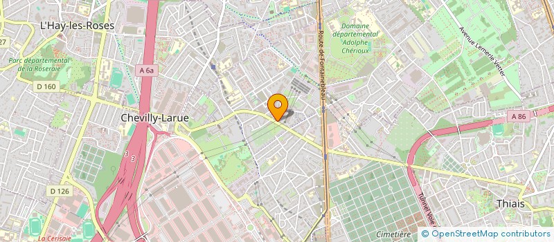 localisation de l'entreprise URBARENOV ENVIRONNEMENT à CHEVILLY LARUE