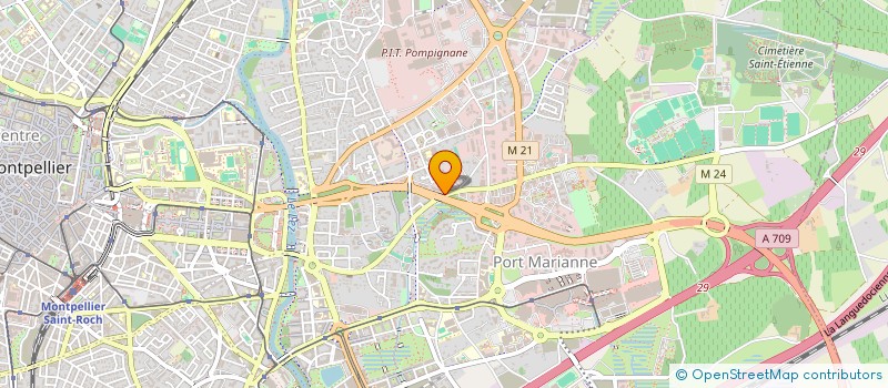 localisation de l'entreprise URBASER ENVIRONNEMENT RDP à MONTPELLIER
