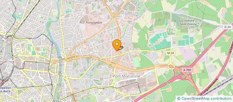 localisation de l'entreprise URBASOLAR ENERGIES NOUVELLES à MONTPELLIER