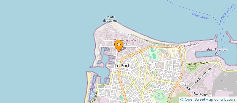 localisation de l'entreprise URBASOLAR OCEAN INDIEN à LE PORT