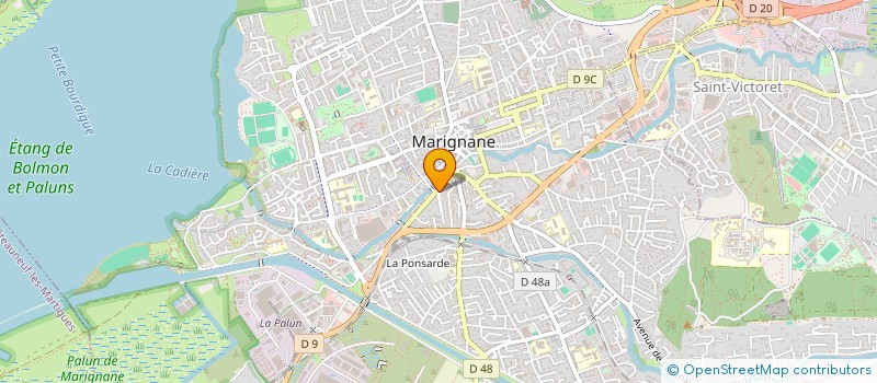 localisation de l'entreprise URBASUR à MARIGNANE