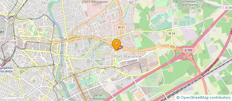 localisation de l'entreprise URBAT PROMOTION à MONTPELLIER