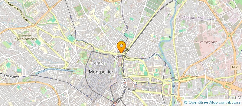 localisation de l'entreprise URBAT REALISATIONS à MONTPELLIER