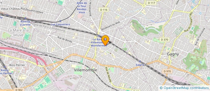 localisation de l'entreprise URBATECHSI  VILLEMOMBLE