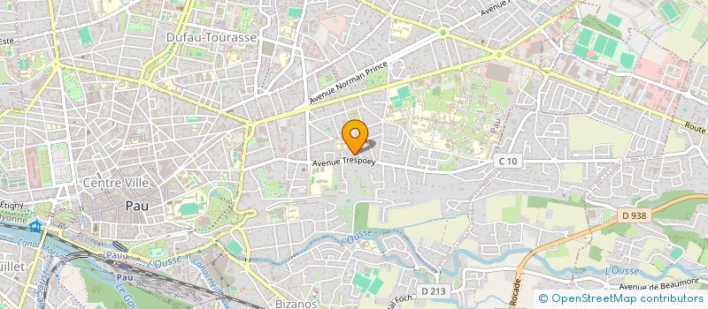 localisation de l'entreprise URBATER à PAU