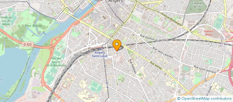 localisation de l'entreprise URBATERRA à ANGERS